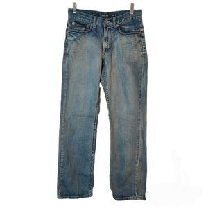Helix Men's Jeans Size 29x30 Medium Wash Relaxed Fit Straight Leg